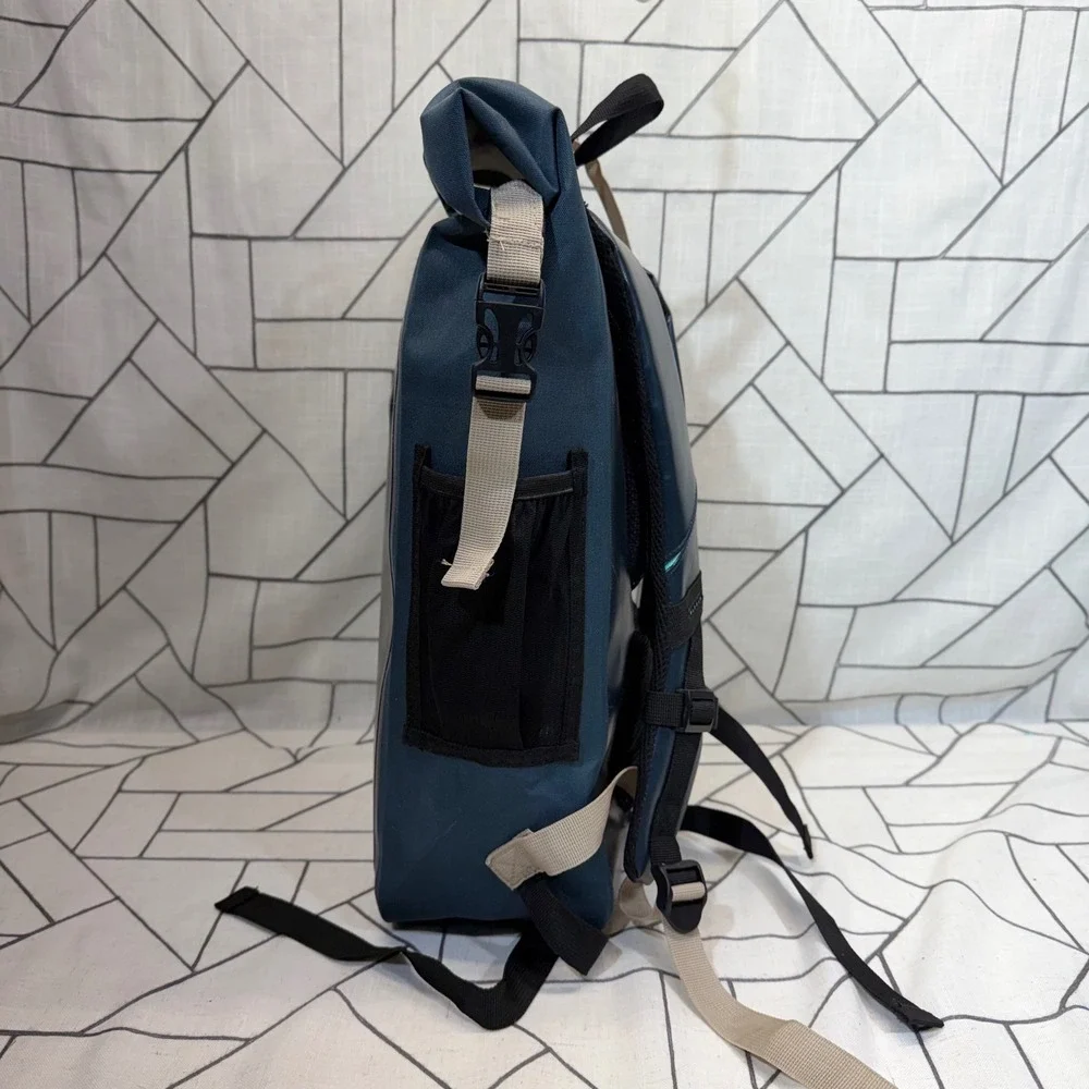 Vissla Dry Bag Backpack OS Blue Roll Top Waterproof Surf Gear MABG1NSB